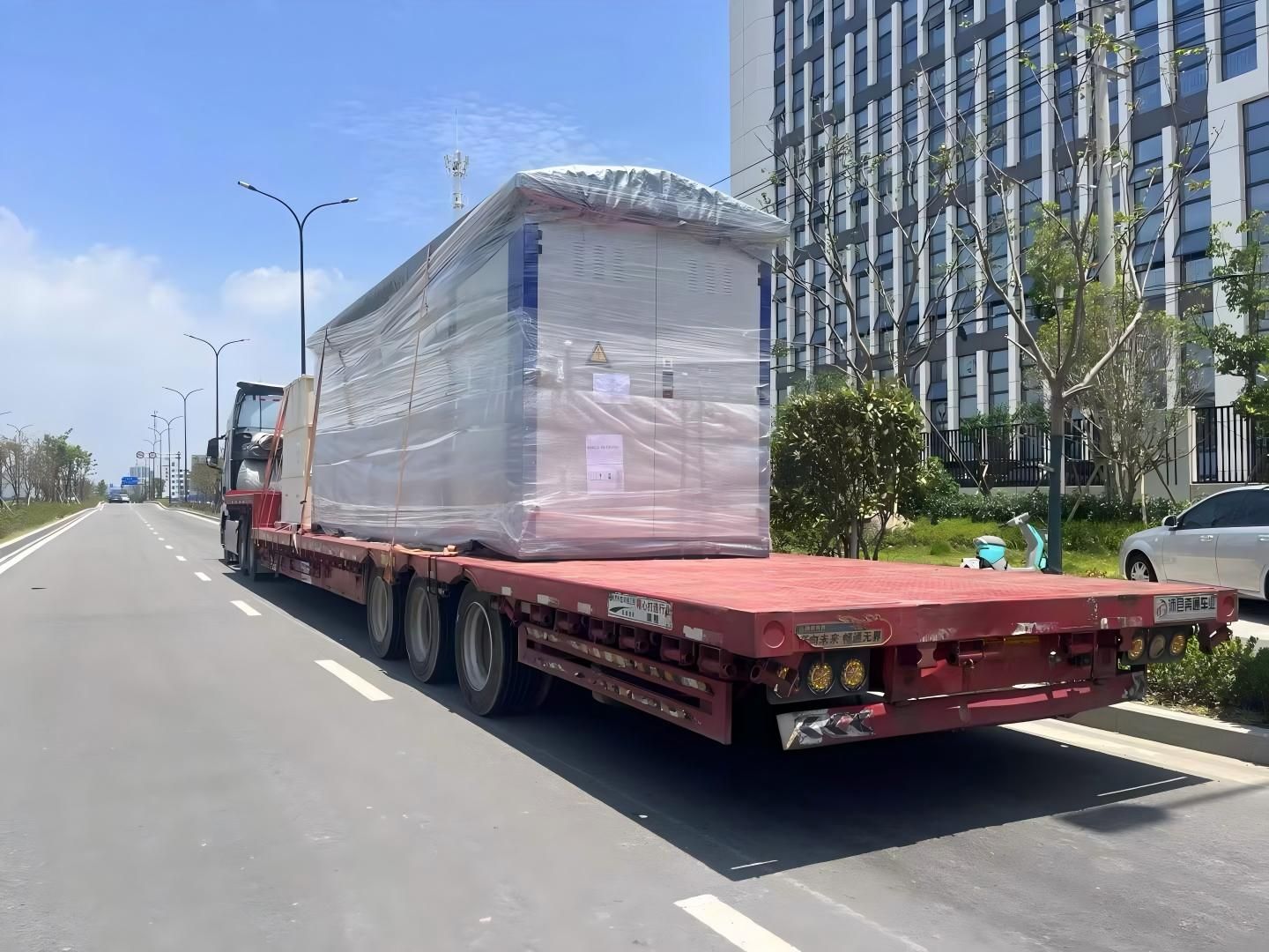 การจัดส่งสถานีย่อยขนาดกะทัดรัดไปยังจอร์เจียสำหรับโครงการไฟฟ้าอุตสาหกรรมในท้องถิ่น